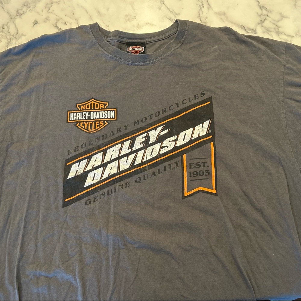Harley-Davidson Gray Short Sleeve Tee